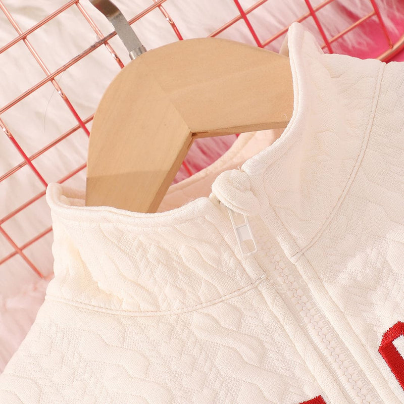 Boys White Full Sleeves Winterwear Sweatshirt Sweatshirts & Hoodies