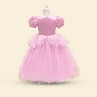 Girls Embellished Princess Gown Casual Dresses   