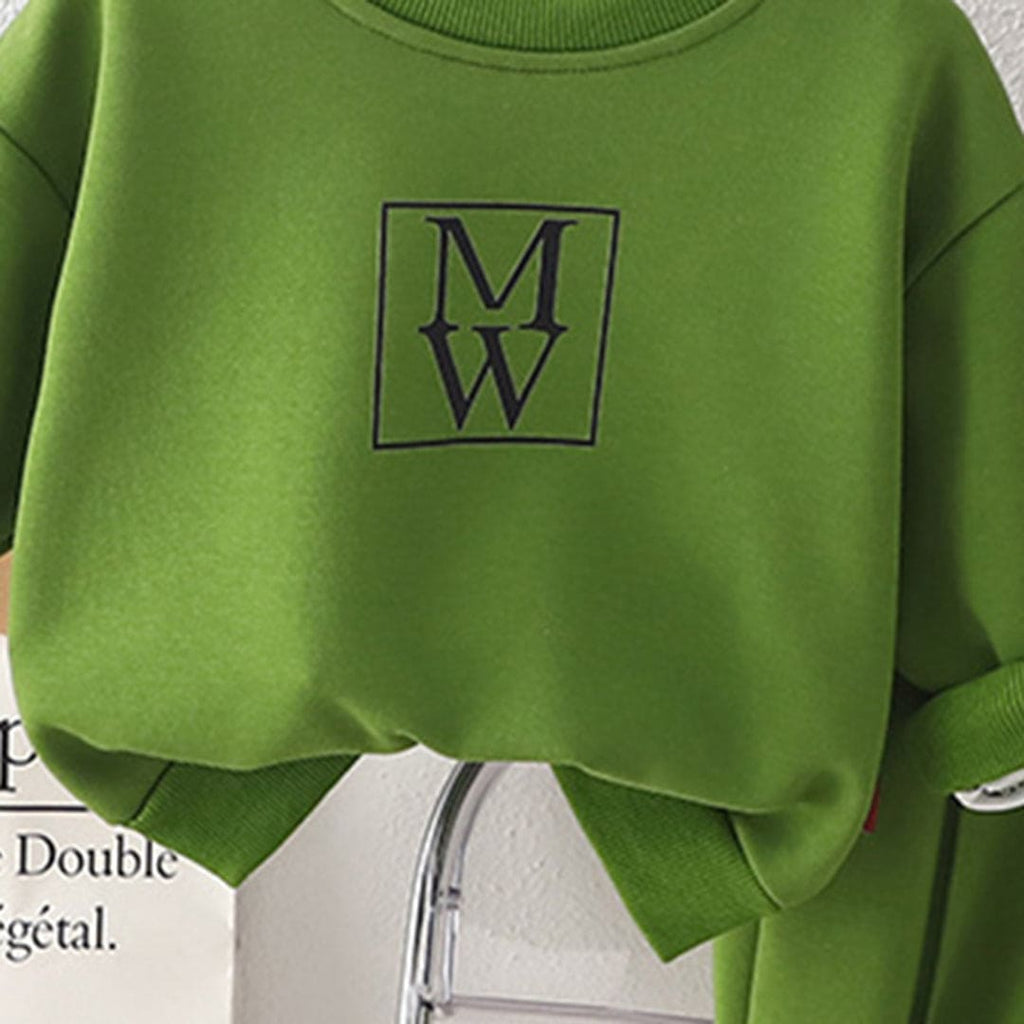 Boys Sweatshirt with Joggers Set-452062 Winterwear Sets