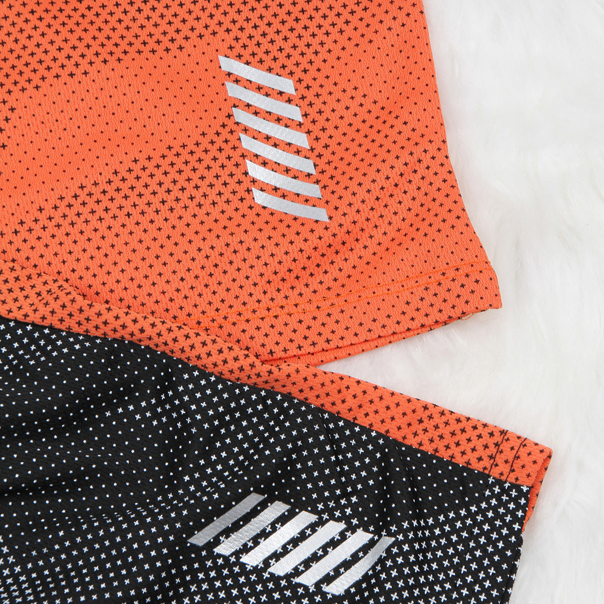 Boys Orange Sportswear Two Piece Sets Sets