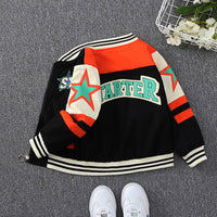 Boys Printed Varsity Jacket Coats & Jackets   