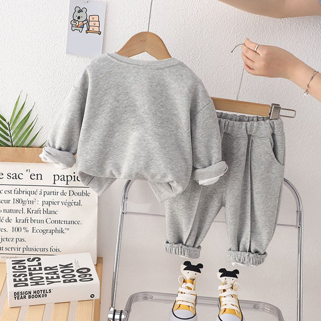 Boys Sweatshirt with Joggers Set-452062 Winterwear Sets