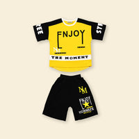 Boys Printed T-shirt with Shorts Sets Sets