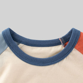 Boys Beige Space Themed Graphics T-Shirt Tshirts