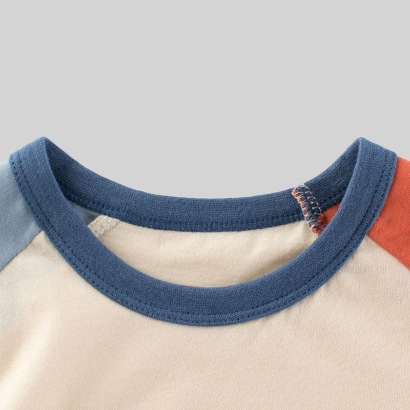 Boys Beige Space Themed Graphics T-Shirt Tshirts