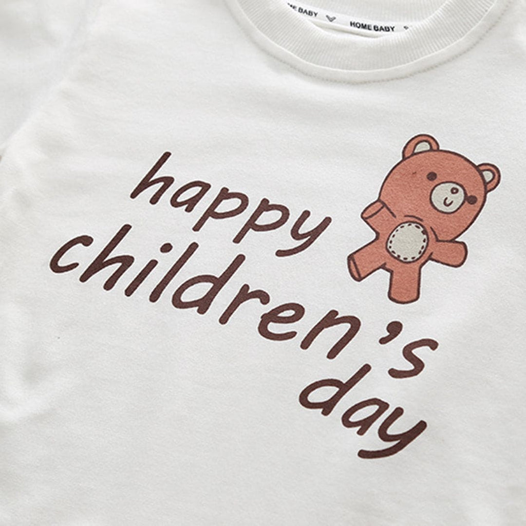 Boys Printed T-shirt with Long Sleeve Oversized Shirt & Trousers Set Sets