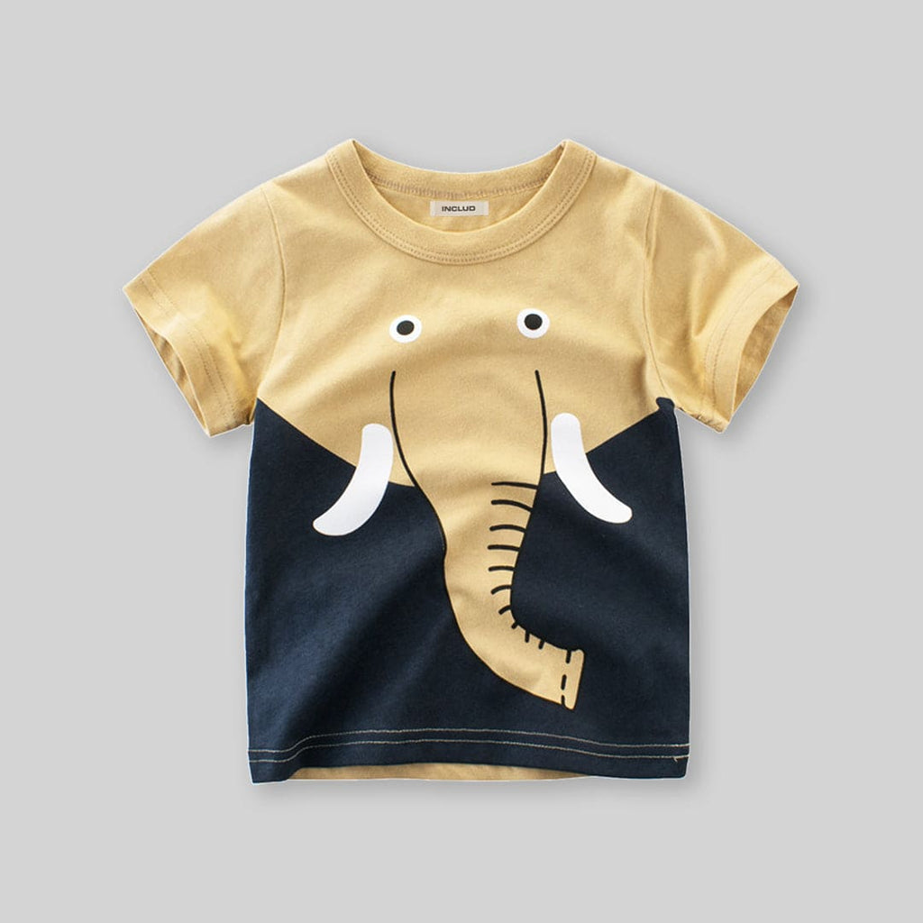 Boys Jungle Theme T-shirts (Pack of 3) Tshirts   