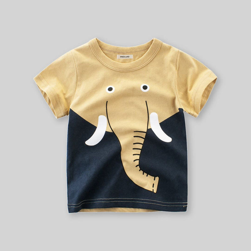 Boys Jungle Theme T-shirts (Pack of 3) Tshirts   