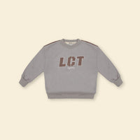 Boys Gray LCT Embroidery Long Sleeve Fleece Sweatshirt Sweatshirts & Hoodies   