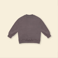 Boys Dark Grey HD Print Long Sleeve Fleece Sweatshirt With Flap Pocket Sweatshirts & Hoodies   