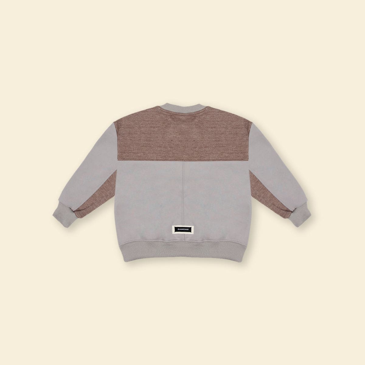 Boys Gray LCT Embroidery Long Sleeve Fleece Sweatshirt Sweatshirts & Hoodies   