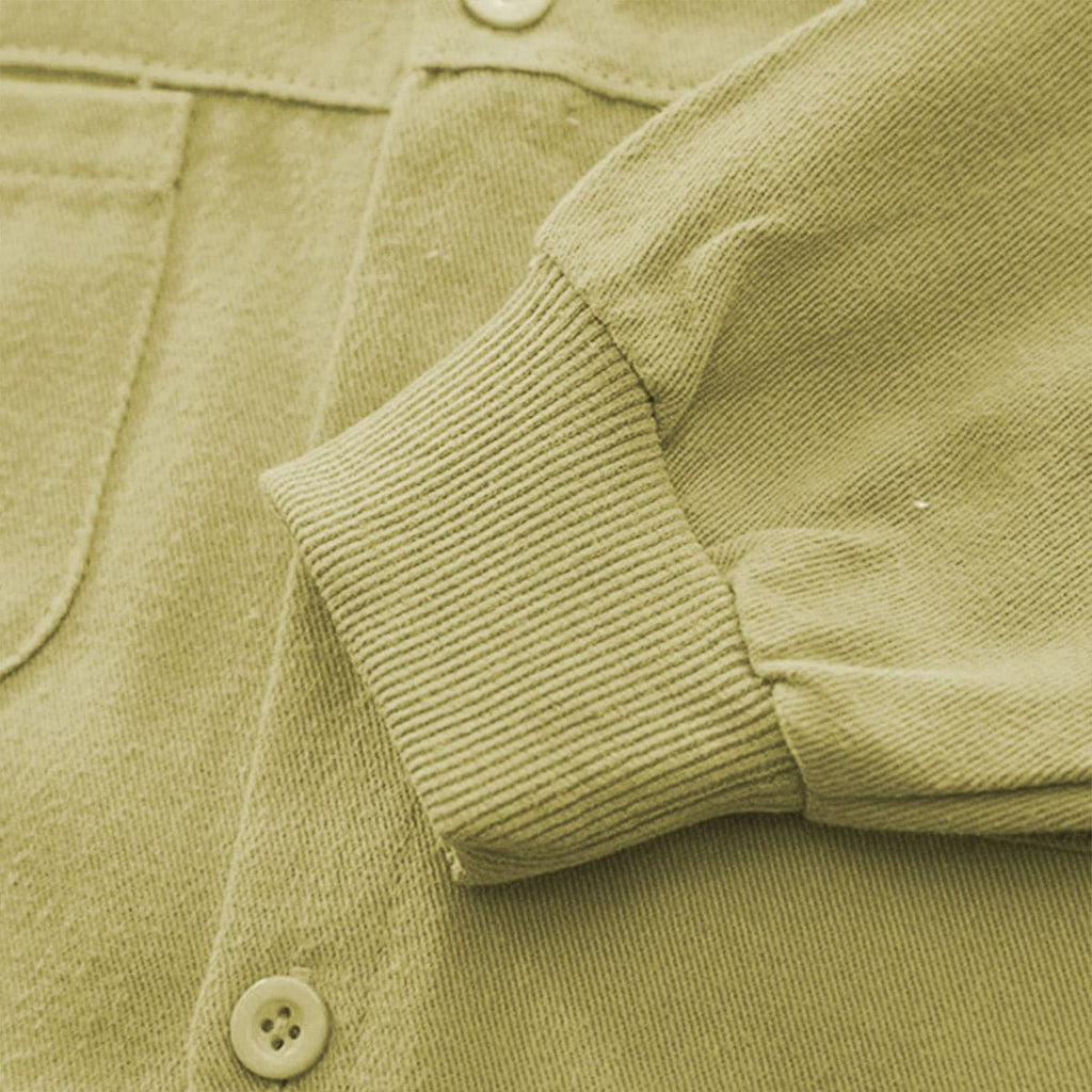 Boys Green Long Sleeves Shirt With Distress Denim Jeans Set Sets   