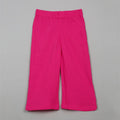Girls Pink Elasticated Straight Pants Pants Pink 1-2 Y
