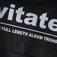 Boys Black Printed Hooded Bomber Front Open Jacket Coats & Jackets