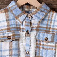 Boys White Long Sleeve Shirt Jackets Coats & Jackets   
