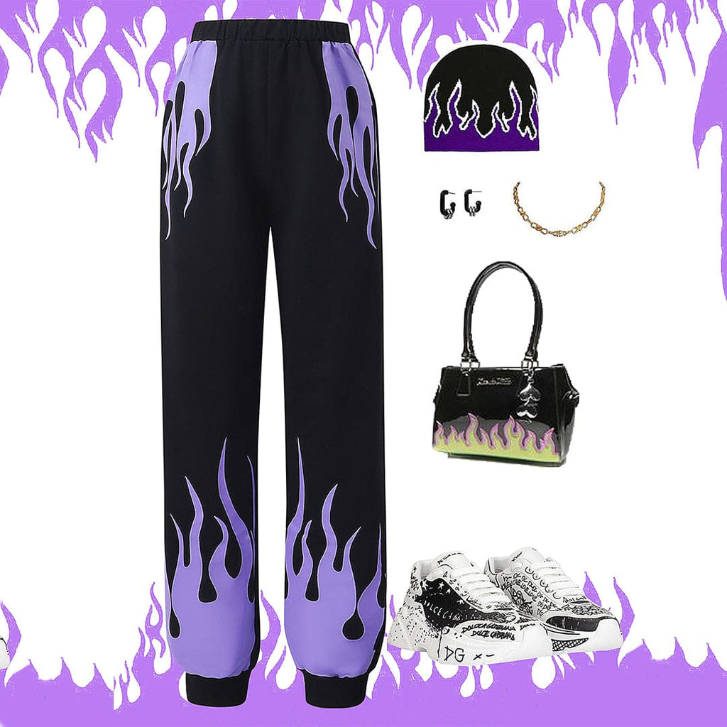 Girls Black Halloween Printed Jogger Trackpants & Joggers Black 13-14 Y 