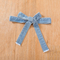 Girls Blue Mildly Distress Denim Shorts Shorts   