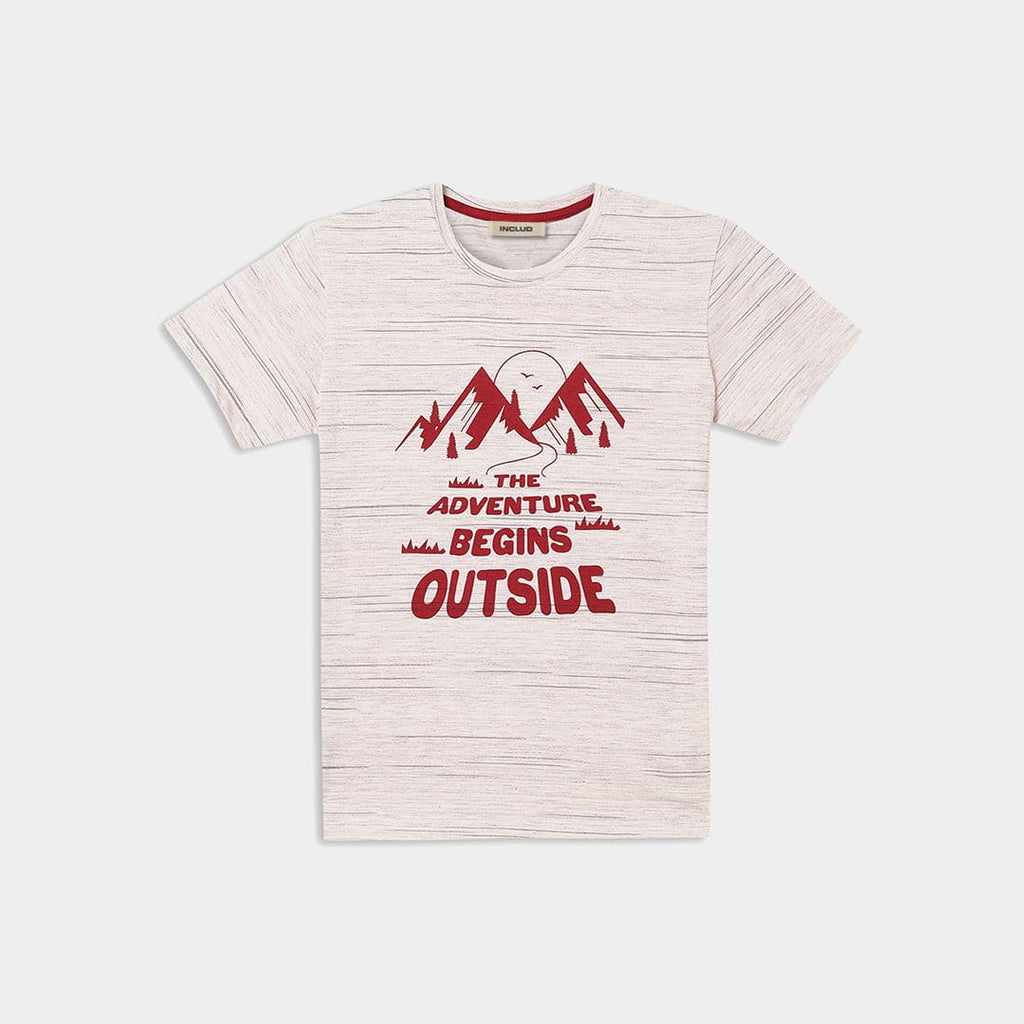 Boys Off White Short Sleeves Casual T-shirt Tshirts Off White 3-4 Y