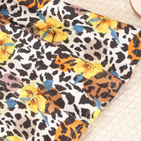 Girls Yellow Animal Print Fit & Flare Dress Casual Dresses   