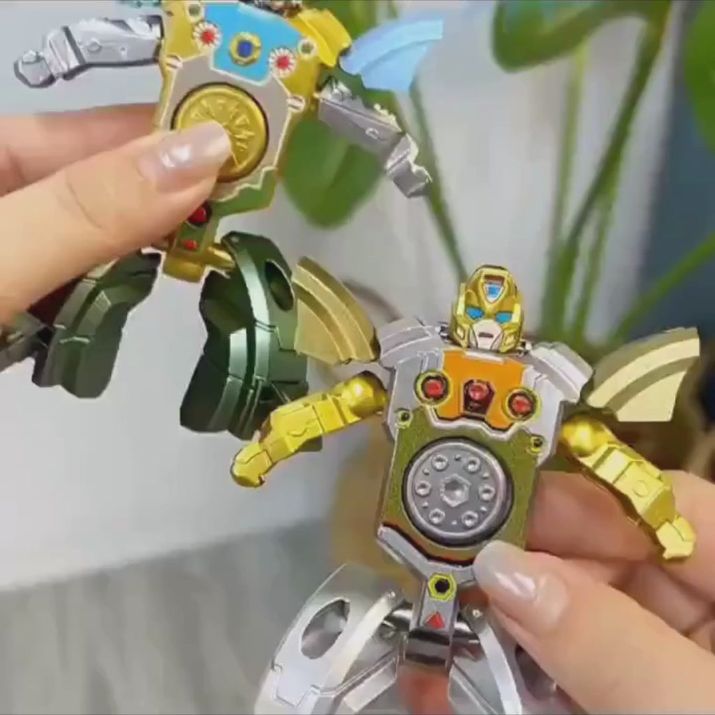 Kids Multicolor Ball-to-Robot Transforming Toy Trending Accessories