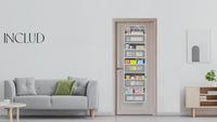 Grey Multi-Purpose Over-Door Hanging Organizer Trending Accessories