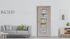 Grey Multi-Purpose Over-Door Hanging Organizer Trending Accessories