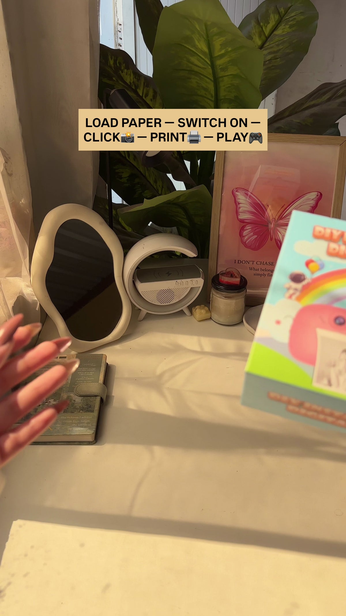 Kids Surprise Shade Instant Print Camera with HD Photo, Video & Games Trending Accessories