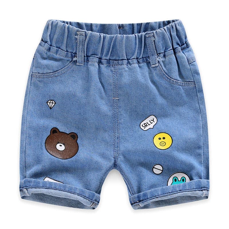 Boys Denim Shorts with Turn Up Detail Shorts Style 3 1-2 Y 