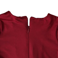 Girls Long Sleeve Contrast Bottom Dress With Head Scarf Casual Dresses   