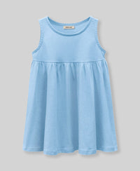 Girls Solid Sleeveless Knitted Dress Casual Dresses Style 5 1-2 Y 