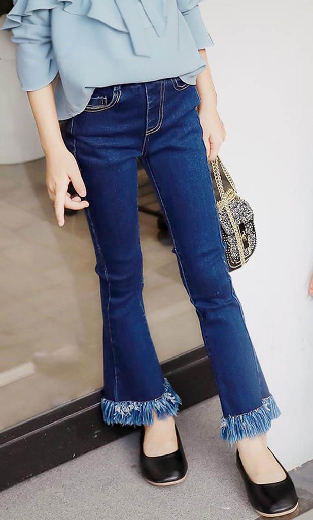 Girls Flared Jeans