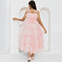 Girls Party Bouquet Gown Casual Dresses   