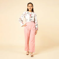 Girls Floral Top with Pant Set Sets   