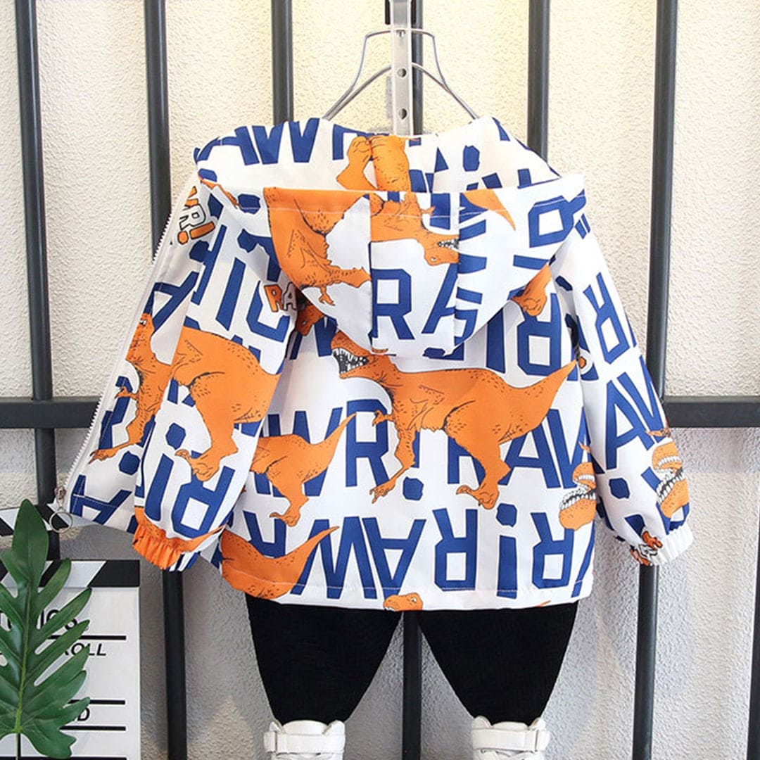 Boys Printed Hooded Jackets Coats & Jackets   