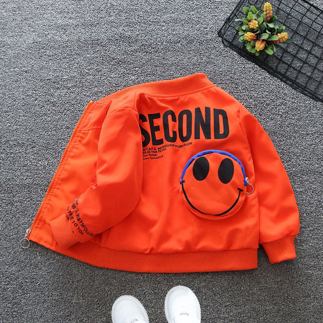 Boys Solid Bomber Jacket Coats & Jackets   