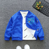Boys Printed Bomber Jacket
