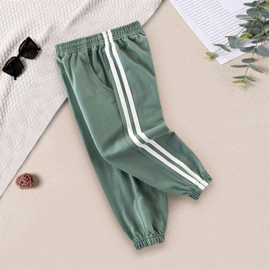 Boys Joggers with Side Stripes