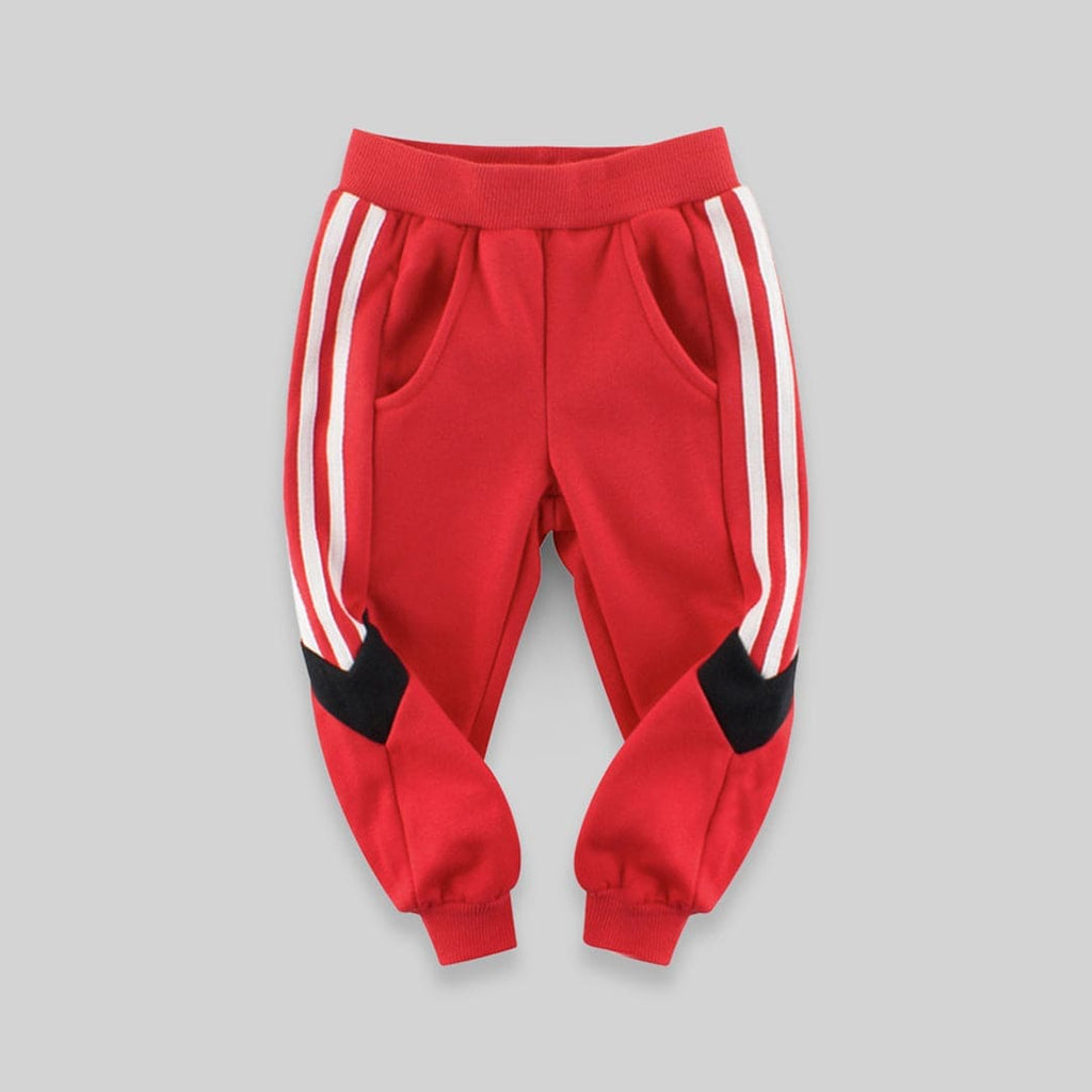 Boys Joggers with Side Stripes