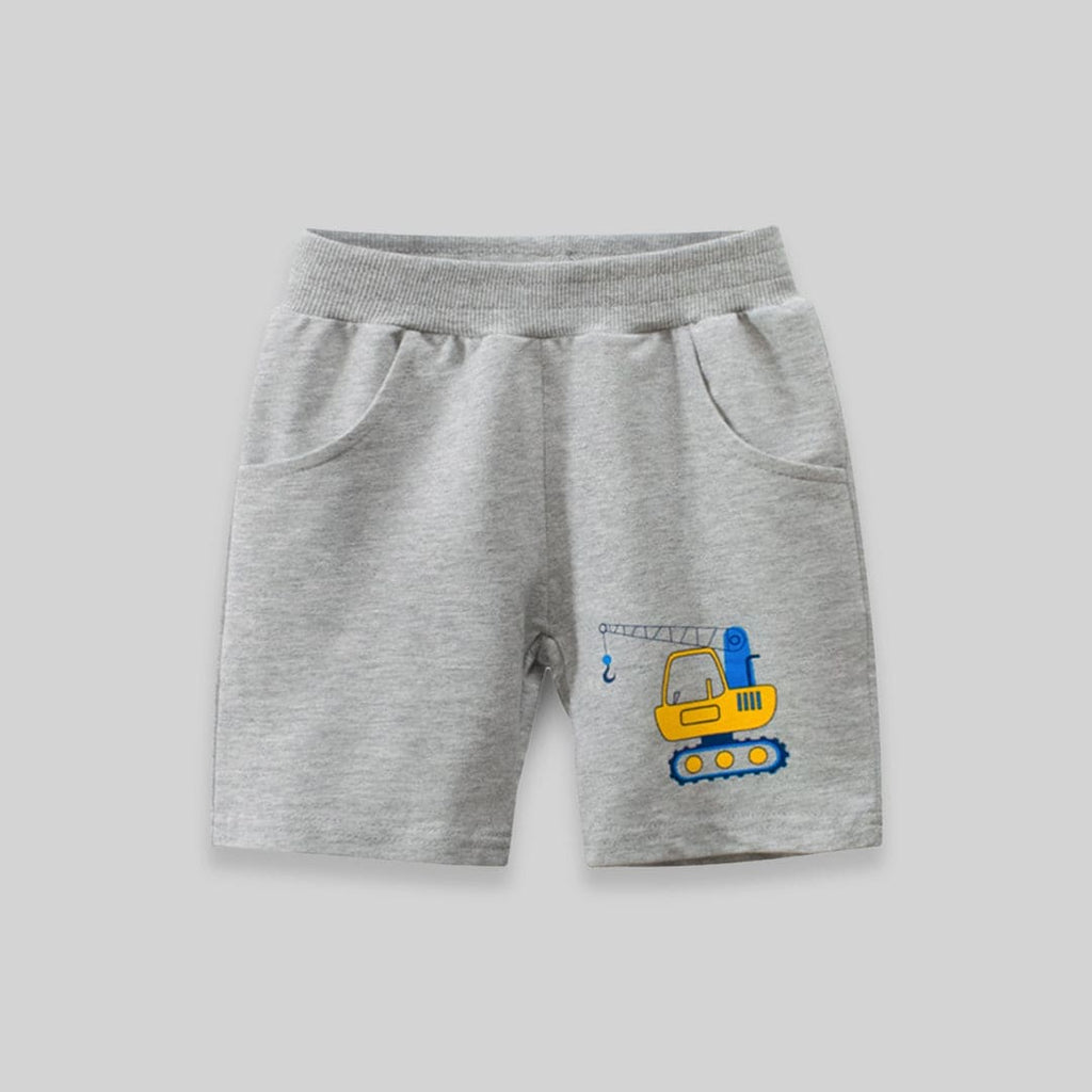 Boys Casual Bermuda Shorts Bermudas Grey 1-2 Y 