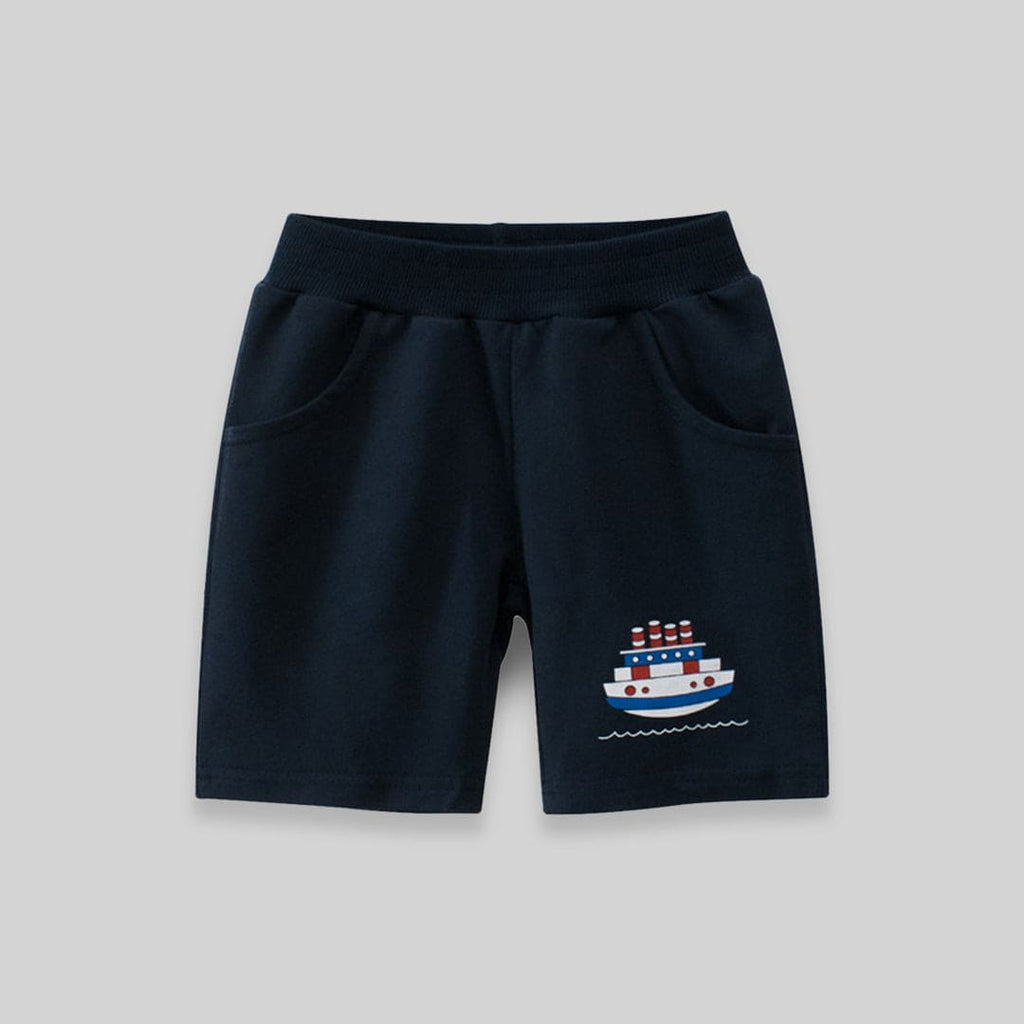 Boys Casual Bermuda Shorts Bermudas Navy 1-2 Y 