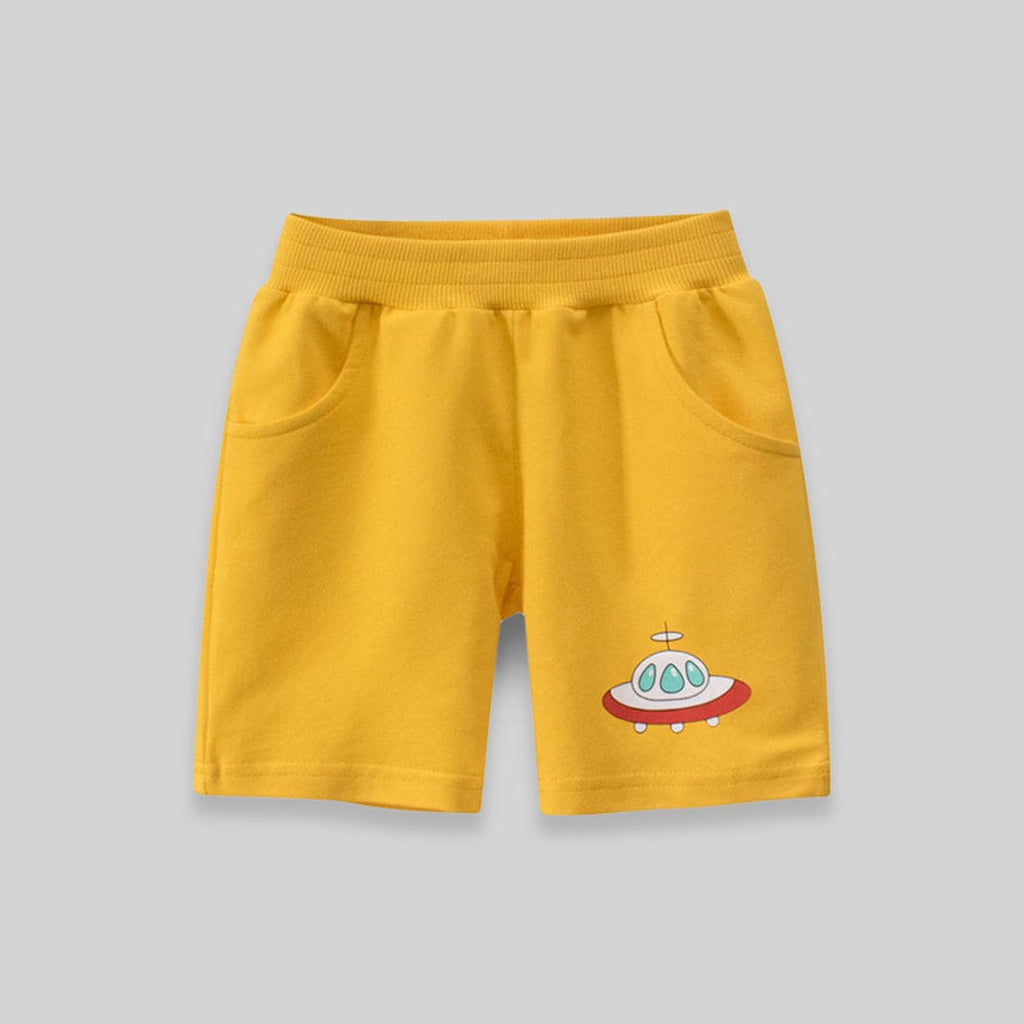 Boys Casual Bermuda Shorts Bermudas Yellow 1-2 Y 