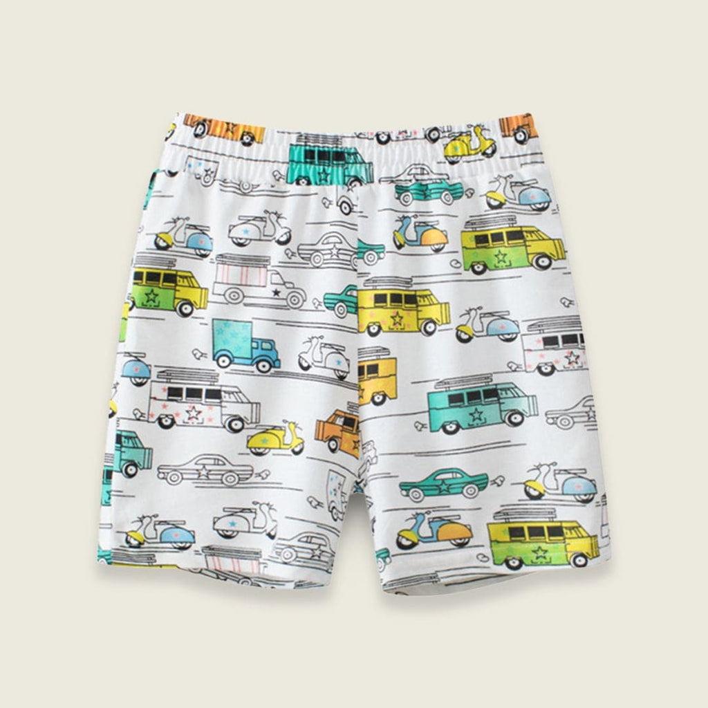 Boys Printed Shorts Shorts Style 3 1-2 Y 