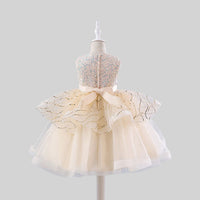 Girls Sequins Embellished Fit & Flare Party Dress Party Dresses   