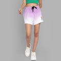 Girls Ombre Print Shorts Shorts Purple 7-8 Y 