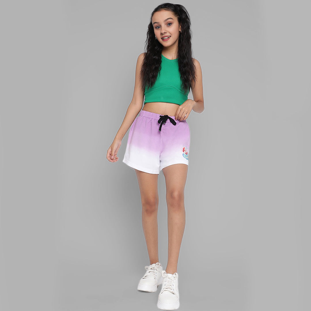 Girls Ombre Print Shorts Shorts   