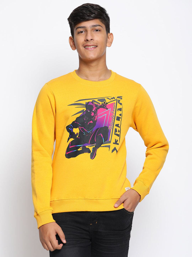 Boys Graphic Print Full Sleeves Sweatshirt