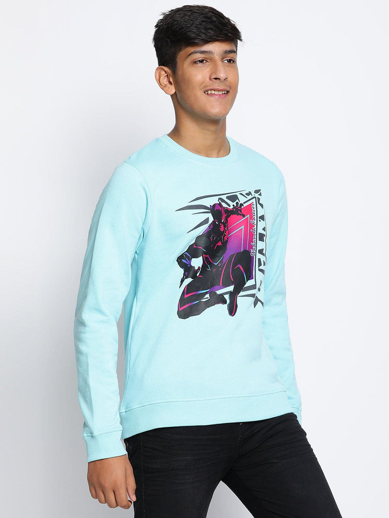 Boys Graphic Print Full Sleeves Sweatshirt