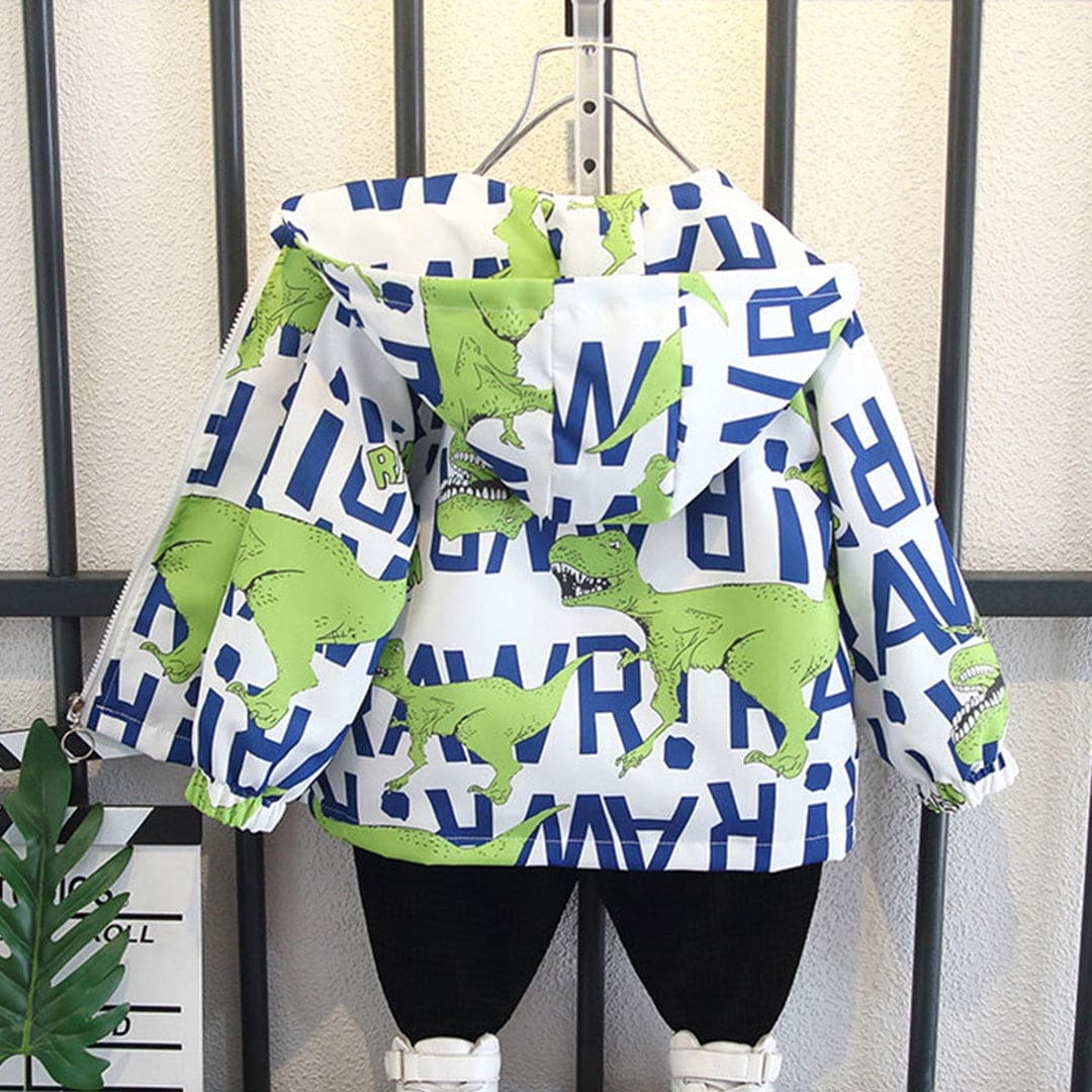 Boys Printed Hooded Jackets Coats & Jackets   