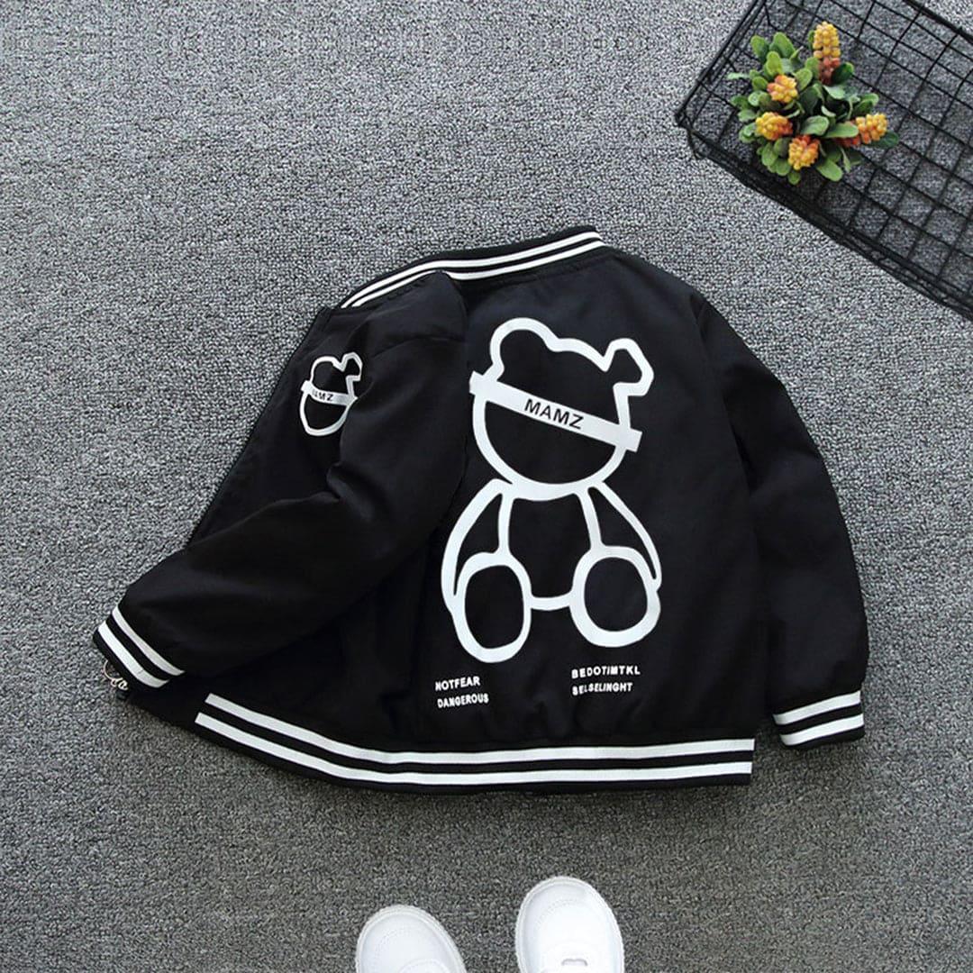 Boys Solid Bomber Jacket Coats & Jackets   