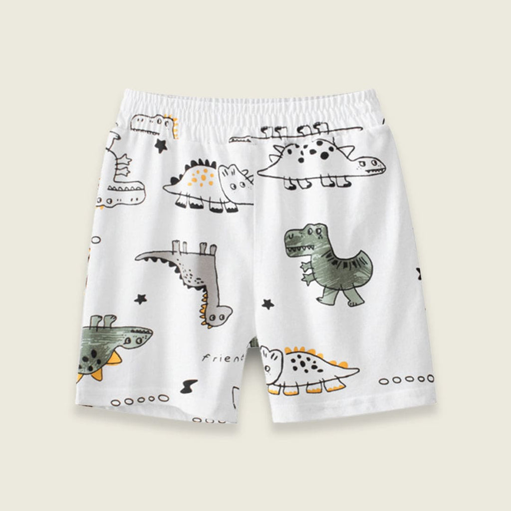 Boys Dinosaur Print Shorts Shorts   